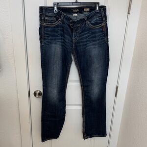 Silver Jeans Women's Indigo Straight Leg Jeans